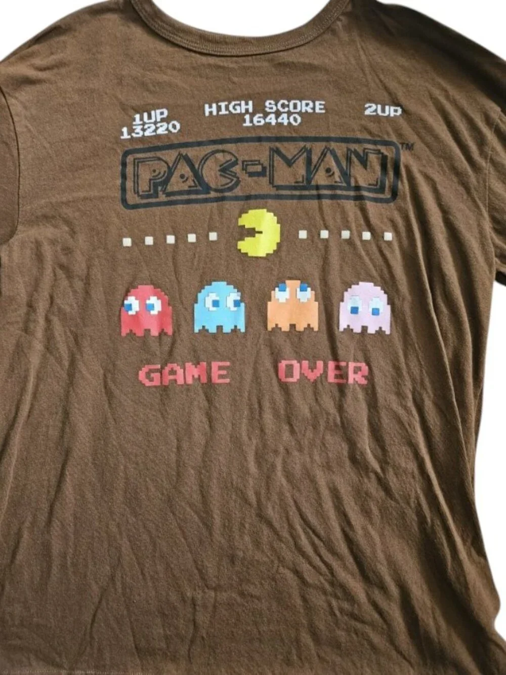 GAP KIDS Brown Long Sleeved PAC MAN Top Boys Size 12